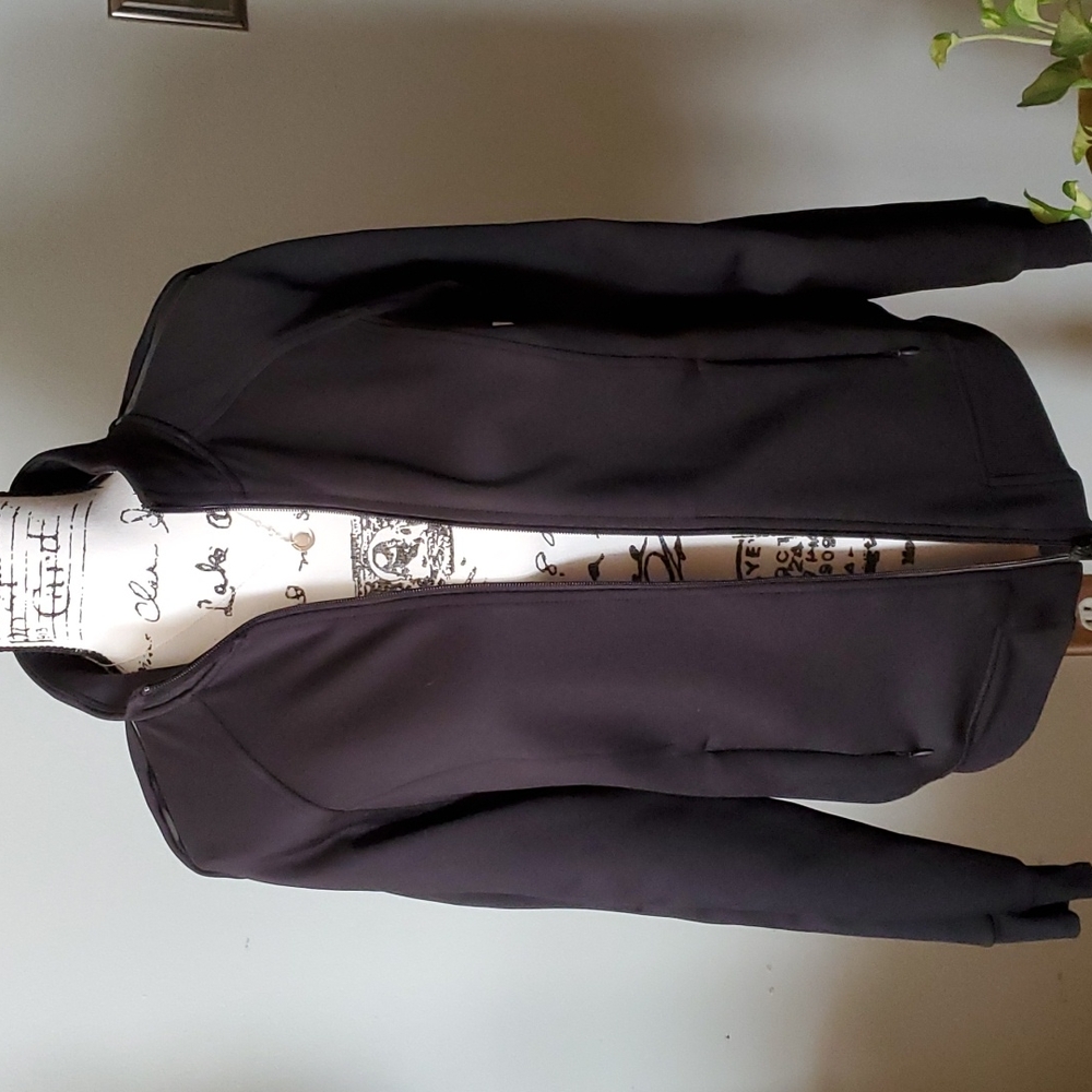 Zella Black Zip Up Jacket SZ Medium
